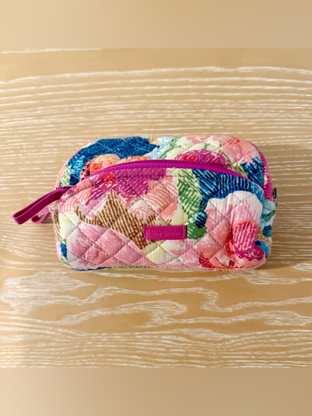 Vera Bradley Iconic Medium Cosmetic in Superbloom